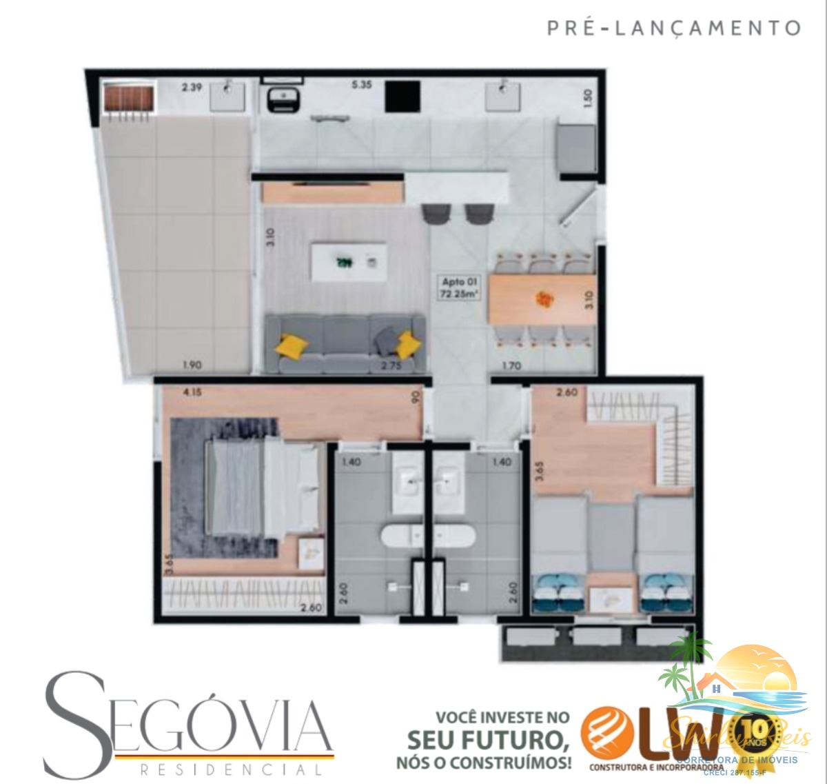 Apartamento, 2 quartos, 75 m² - Foto 21