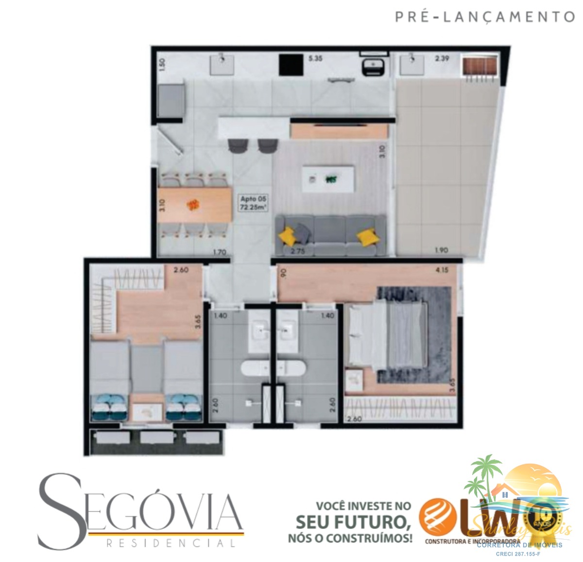 Apartamento, 2 quartos, 75 m² - Foto 17